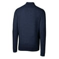 thumbnail image 3 of Men's Cutter & Buck Navy Las Vegas Aviators Lakemont Tri-Blend Quarter-Zip Pullover Sweater, 3 of 3