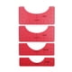 thumbnail image 2 of Kenally Juego de 4 reglas de alineación de camisetas, plantilla de guía gráfica, herramienta de centrado artesanal, medición de dibujo para Medidores de medidas dimensionales rojo, 2 of 6