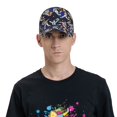thumbnail image 4 of Daiia Astronauts in sport print Baseball Cap Men Women Golf Dad Hat Adjustable Original Classic Low Profile Hat Unconstructed Plain Cap, 4 of 6