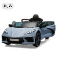 thumbnail image 3 of Licensed 12V Kids Electric Ride On Car – Sports Coupe Sports Car Toy – Remote Control, LED Lights, Dashboard, Music – Electric Ride-On Car – Perfect Gift for Boys & Girls, 3 of 7