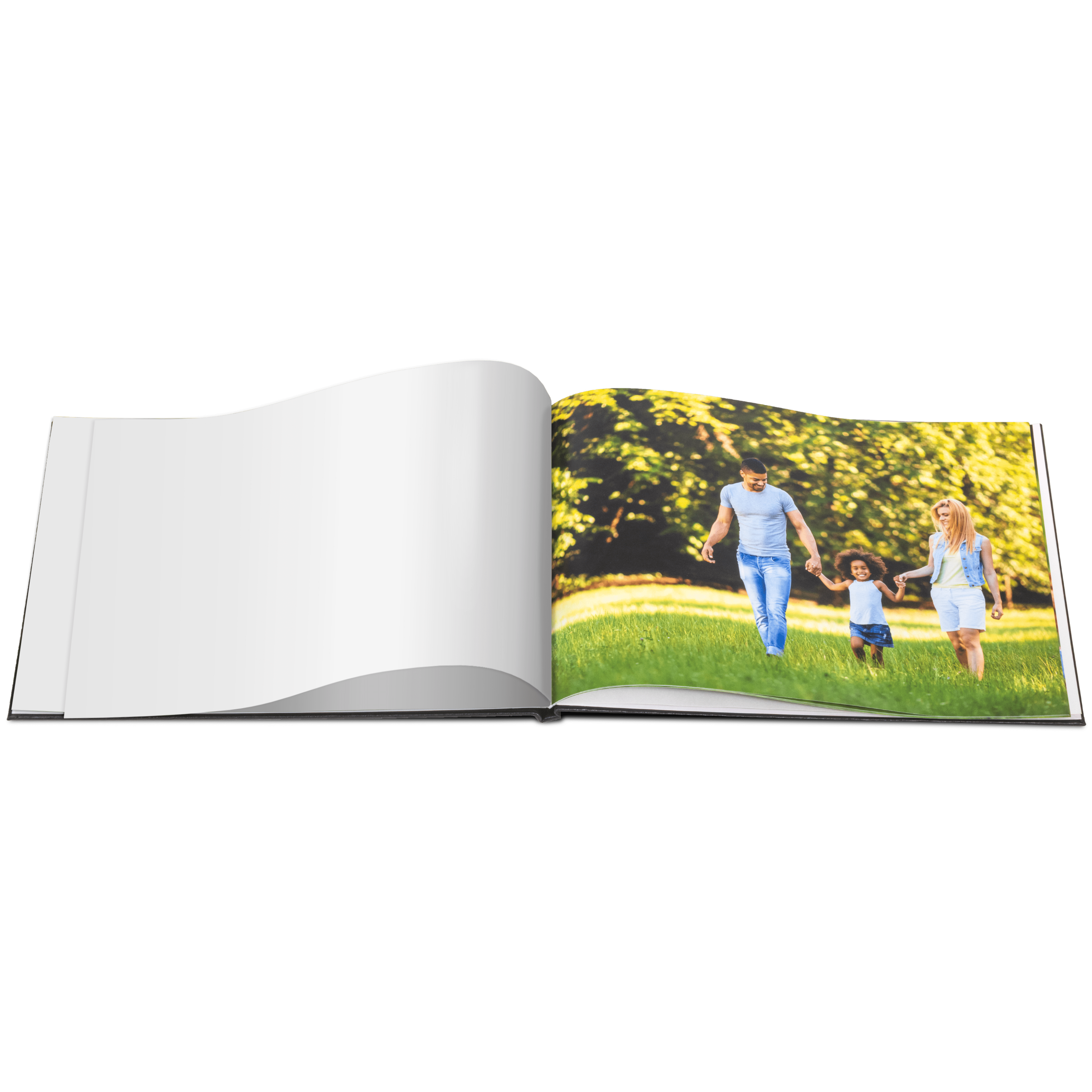 8x10 Leather Photo Book, Single-Sided Extra Page, Same Day