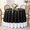 Black-72" (Round), variant on Black Sequin Tablecloth 50x72-inch Linen Around The World Party Decorations