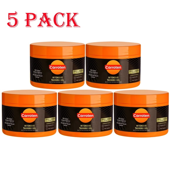 Lot de 5 Lot de 3 Gel de Bronzage Intensif à la Carotte Fps0 150 ml/5 oz, Crème de Bronzage Intensif de Luxe Mise à Niveau 2024 pour une Peau Naturelle Bronzée, Gel de Bronzage Intensif de Luxe Brun pour le Corps Extérieur Été Plage Femmes