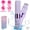 Purple, variant on Zorpupoa 2 In 1 Hair Trimmer for Bikini Women Dual Head Cordless Body Hair Shaver IPX5 Waterproof Rechargeable Hair Razor Wet Dry Use for Bikini Underarm Leg Arm Body Face Pink