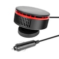 thumbnail image 1 of Tachiuwa 12V Car Heater Fan Portable 360 degree Rotatable Windshield Defogger and Defroster Red, 1 of 9