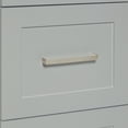 thumbnail image 4 of Ariel Hamlet 49 In. Oval Sink Vanity With 0.75 In. Carrara White Countertop In Grey, 4 of 11