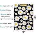 thumbnail image 2 of FMSHPON Stylish Beautiful Daisies Pattern Clipboard Hardboard Wood Nursing Clip Board and Pull for Standard A4 Letter 13x9 inches, 2 of 6