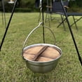 thumbnail image 1 of Olla para acampar, olla portátil para sopa, estofado, olla para senderismo, supervivencia, barbacoa 4.5L 19cmx10.5cm Cola Utensilios de cocina al aire libre, 1 of 8