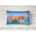 thumbnail image 2 of Carolines Treasures 7407PW1216 Corgi Coussin Décoratif en Tissu Find Shell, 2 of 3