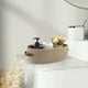 thumbnail image 4 of Cesta de Almacenamiento de Algodón Tejido 13x6x4 pulgadas Caqui Gris Blanco Organizador Decorativo para Baño, Tanque del Inodoro, Encimera, Mesa, Decoración del Hogar, 4 of 6