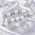 thumbnail image 3 of 20 PCS Pearl Brooch Button,Anti-Exposure Fixed Pearl Brooch,Women Shirt Brooch Button,Pearl Cover Up Button Pin,Sweater Shawl Pearl Clip for Shirt Dress Coat Shawl Decoration, 3 of 8
