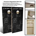 thumbnail image 4 of Skip's Garage Black Bricks Cornhole Boards - Includes Wraps or Boards plus More NO Accessories Board Wraps Only, 4 of 6