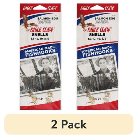 (2 pack) Eagle Claw 073QW Salmon Egg Snells 24 Variety Pack