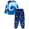 thumbnail image 4 of Wonder Nation Boys Long Sleeve Top and Pants Pajama Set, 2-Piece, Sizes 4-18 & Husky, 4 of 4