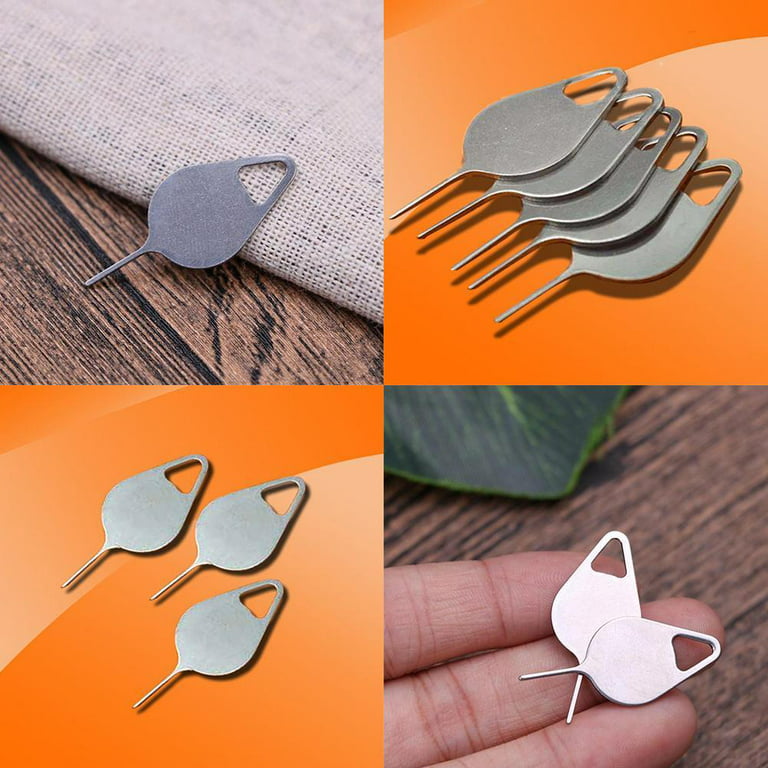 Hemobllo 2 Pcs Mobile Phone Card Opening Pin Tool Ejector Eject Tool  Practical Eject Pin Tray Opener Opening Needle Removal Tool Remover Tool  Tray