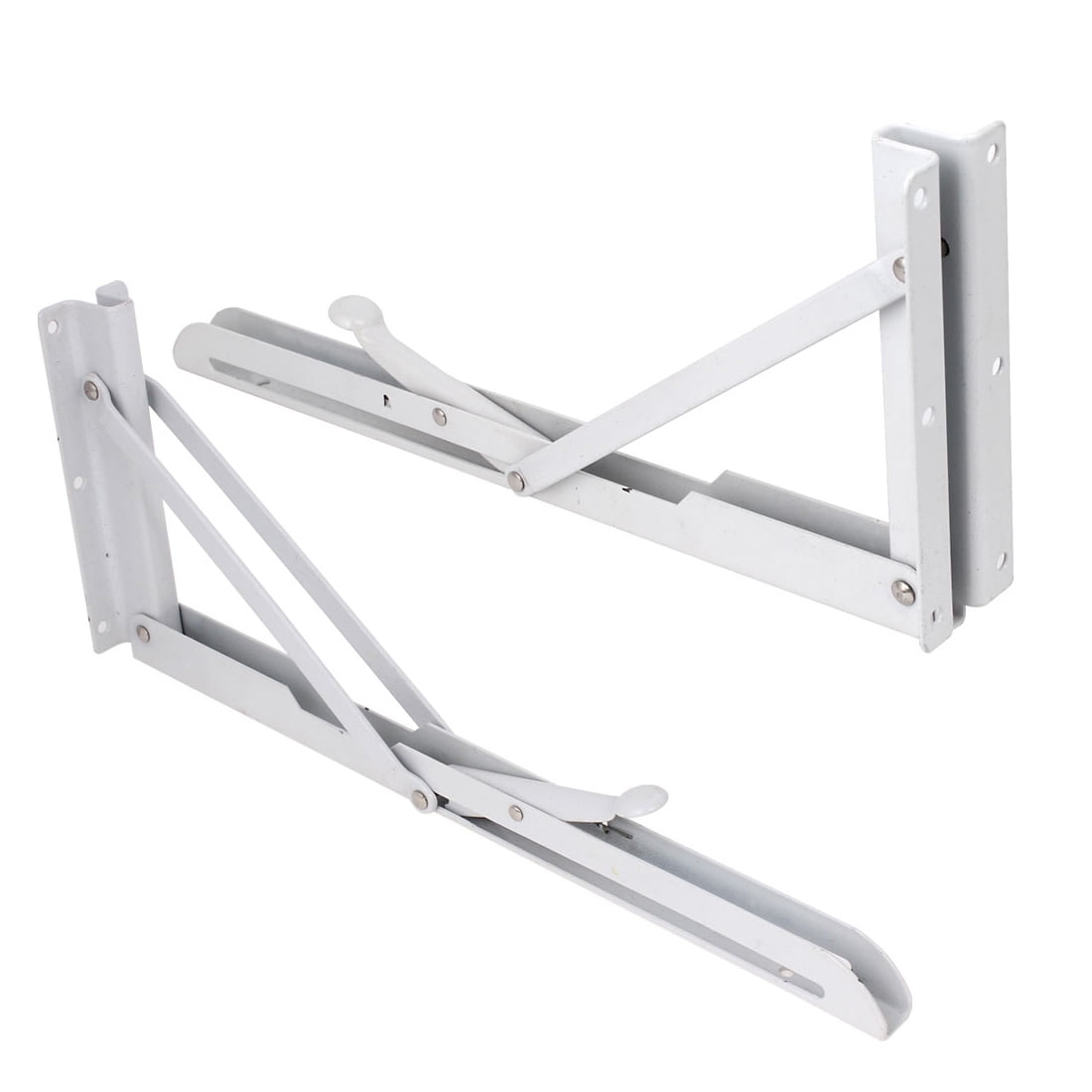 Unique Bargains 14" Metal Support Shelf Bracket for Bench Table 2 Pcs