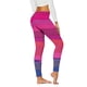 thumbnail image 1 of WILLBEST Leggins Deportivos Mujer Mujeres Casual De Moda Ajustada De Cintura Alta Deportes Yoga Pantalones De Rayas De Colores Impresos Leggings, 1 of 4
