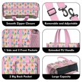 thumbnail image 3 of Teacher Tote Bag,Colorful Princess Pattern Teacher Utility Tote Bag,Large Work Tote Bags for Women with Multiple Pockets,Top Zipper Closure,13.8x10.6x6.7 Inch, 3 of 5