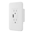 thumbnail image 2 of Naiovety Tuya Wifi Smart US enchufe tira de toma de corriente con 2 salidas 1 puertos USB enchufe de Control remoto inalámbrico funciona con Goole Home Electrodomésticos Naiovety HA005198-00, 2 of 6