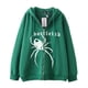 thumbnail image 1 of Dark hip hop gótico Harajuku Y2k mariposa estampado de letras cremallera Sudadera con capucha hombres y mujeres Harajuku chaqueta sudadera, 1 of 4