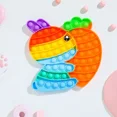 thumbnail image 2 of Decompression Toys Rainbow Press Music Mouse Eradication Pioneer Children's Mental Arithmetic Puzzle Thinking Chess Desktop Acupressure Silicone Bubble Gong Bohan unisex, 2 of 2