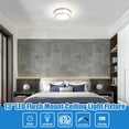 thumbnail image 3 of MingBright Flush Mount LED Ceiling Light Fixture, 13 inch 25W 1630 Lumens Ceiling Lamp, 4000K Neutral White , cETL Certified for Kitchen, Hallway, Bedroom, Office, 3 of 8
