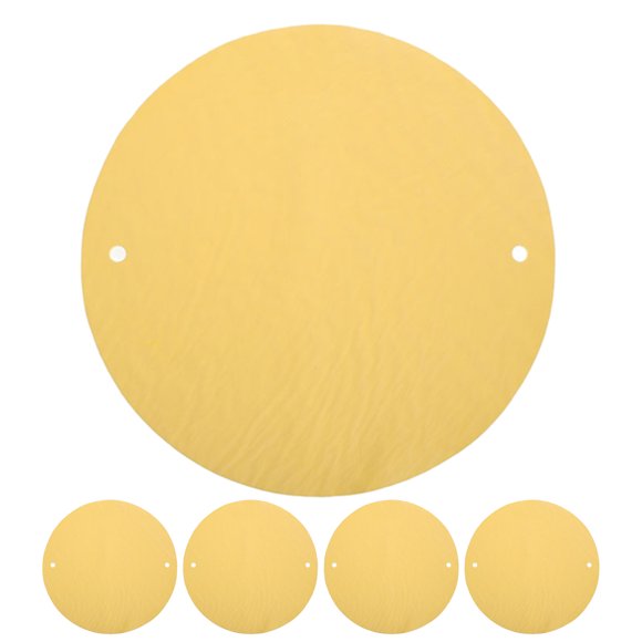 Luxshiny 5Ud Tapete Redondo Amarillo Para Alfarería Con Absorción De Agua Y Para De Barro