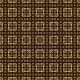 thumbnail image 1 of Ahgly Company Indoor Square Patterned Black Bean Brown Area Rugs, 8' Square, 1 of 6