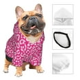 thumbnail image 3 of Gaeub Leopard Dog Hoodie Sweatshirts Warm Dog Clothes for Small Dogs,Puppy and Cat Costume-X-Small, 3 of 7