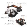 thumbnail image 2 of Sierra WORX WX526L Inalámbrica 20V con Disco de 6.5" PowerShare, 2 of 5