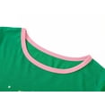 thumbnail image 4 of Topgal Soft Big Girls Christmas Pajamas 2-Piece Long Sleeve & Pants Snowman Jammie Set PJS for Tween Kids Size 10, 4 of 9