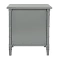 thumbnail image 6 of Safavieh  Mina Modern Coastal 3-Drawer Grey Bamboo Nightstand, 6 of 10