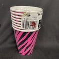 thumbnail image 2 of Various Zebra Stripes Pink and Black Animal Print 9 oz Disposable Paper Cups, 8 Count, 1 Pack, 2 of 2