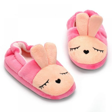 

SUPERHOMUSE Autumn Cute Toddler Kids Children Boys Girls Shoes Living House Cotton Slipper Cartoon Warm Shoes 1-8 Years