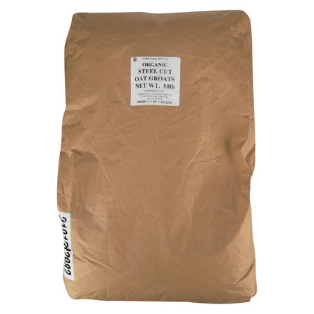 Bulk Grains Organic Steel Cut Oats - Single Bulk Item - 50lb