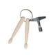 thumbnail image 4 of Mini llavero de baquetas de madera, baquetas, llavero multiusos, práctico con Estilo A, 4 of 9