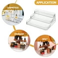 thumbnail image 2 of 3 -Tier Transparent Stepped Cup Holder Syrup Spice Jar Container Cabinet Organizer Coffee Mug Hanger Seasoning Holder, 2 of 6