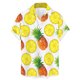 thumbnail image 1 of Camisas De Franela Para Hombre Hombres Moda Primavera Verano Casual Manga corta Turndown Neck Impreso Camisetas Top Blusa (White, 4XL), 1 of 6
