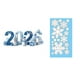 thumbnail image 2 of Pegatinas navideñas de copos de nieve para ventana 2026 | Calcomanías navideñas de PVC extraíbles con diseños de muñecos de nieve y árboles de Navidad | Película transparente festiva para decoración, 2 of 3