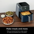 thumbnail image 6 of Ninja Pro 4-in-1 Air Fryer, XL 6.5-Qt Basket, 4 Functions, Air Crisp Technology, Non-stick, Crisper Plate, AF180WMNV Navy, 6 of 12