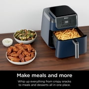 Ninja Air Fryer Pro XL 6.5-Qt, 4-in-1, Air Crisp Technology, Nonstick Crisper Plate, AF180WMNV Navy