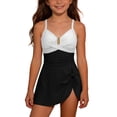 thumbnail image 5 of Piuwrlz Swimsuits Kids 15 Years Girls Swimwear Beach Swimming Suit White Size 15 Years, 5 of 10