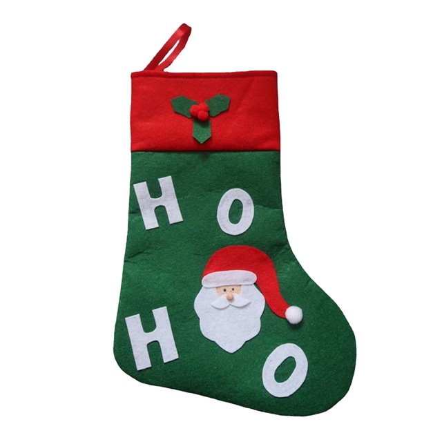 Wosthever Calcetín navideño portátil de repuesto con temática de Navidad de gran capacidad para niños, bolsa de regalo, accesorios con cordón Kits de decoración para fiestas Wosthever HA068915-00