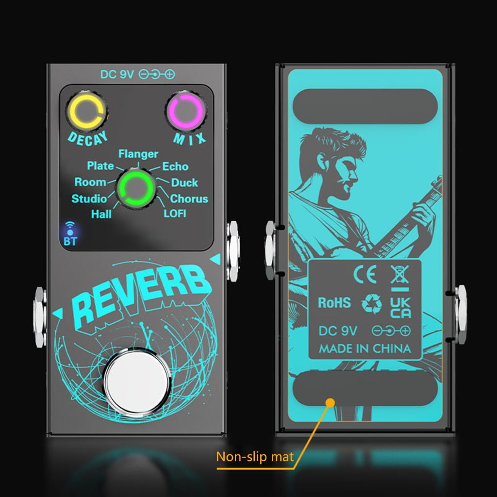 Guitar Reverbs Effector Single Block Effector Digital Reverbs Effects Pedal