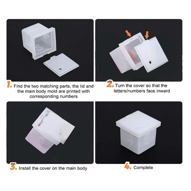 3PCS Diamond Resin Tray Mold with Edges, Silicone Tray Mold for Resin  Casting, Square Rectangle Round Epoxy Mold DIY Jewelry Plate Box Candle  Holder