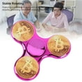 thumbnail image 4 of ABS Fingertip Gyro, Electroplating Colorful Fidget Toy Rotating Sensory Toy for Adults and Kids Smooth Rotation, 4 of 7