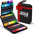thumbnail image 1 of Rotuladores ALEMHOP Dual Brush, 80 colores, arte con estuche, 1 of 7
