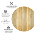 thumbnail image 3 of Vsdgher Bamboo Wall Leather Coasters for Drinks, Durable Drink Coasters 4 Set for Tabletop Protection, Luxurious Home Décor and Housewarming Gift-Round Shape, 3 of 6