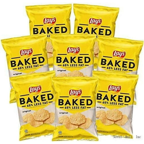 LAY's® Baked Original Potato Chips, 1.125 Ounce (Pack of 8)