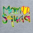 thumbnail image 2 of Wild Bobby, Colorful Tennis Mom Squad, Sports, Women Standard V-Neck Tee, Heather Grey, Medium, 2 of 4
